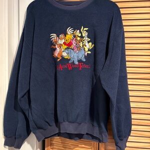Disney Winnie the Pooh vintage 1990s 100 Acre Wood Friends Medium sweatshirt